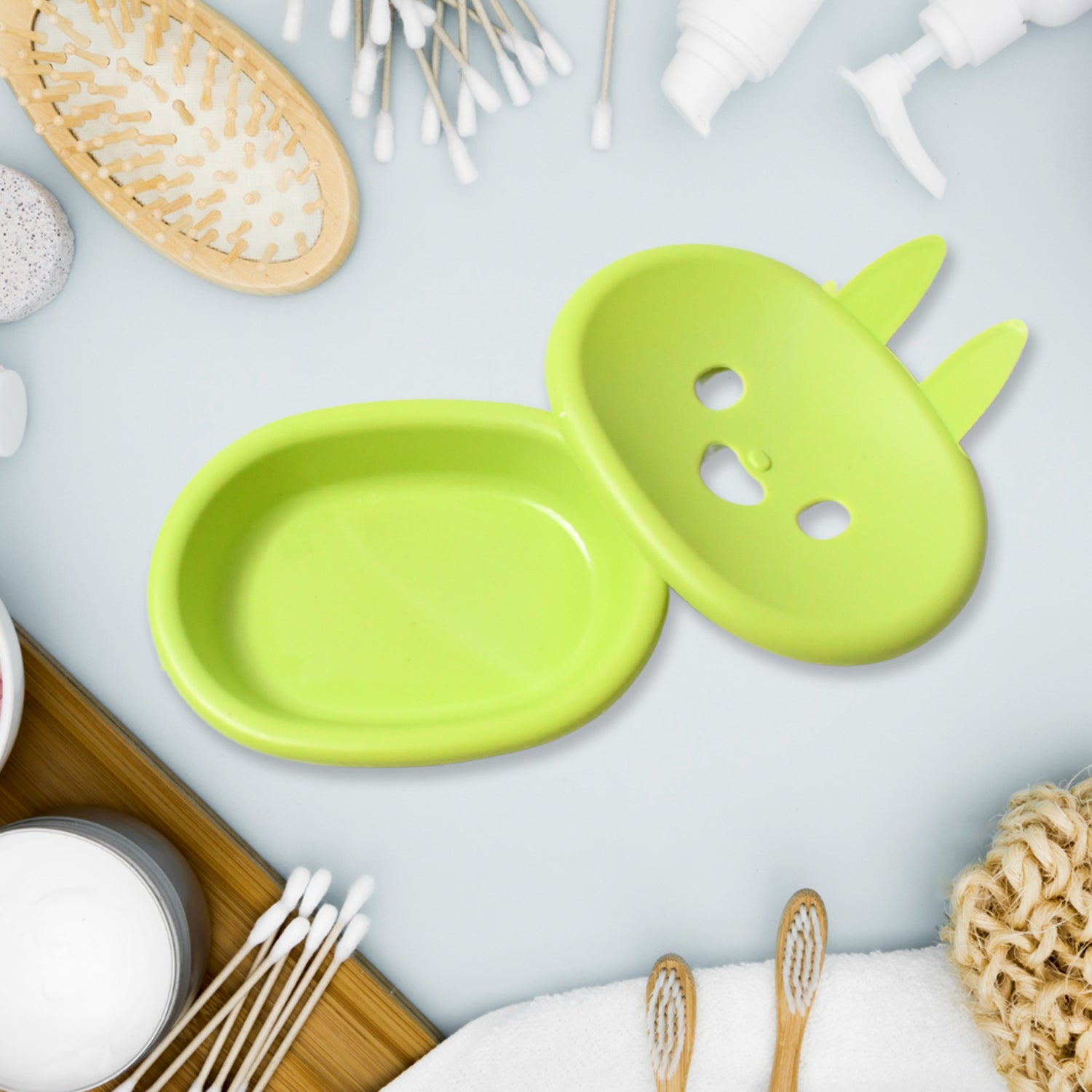Soap Box Drain soap Box Cute Rabbit Shape Double soap Bowl Box Plastic Rack Storage Rack Bathroom Toilet Storage Box ,Sabudani Soap Box Drain soap Box Cute Rabbit Shape Double soap Bowl Box Plastic Rack Storage Rack Bathroom Toilet Storage Box ,Sabudani